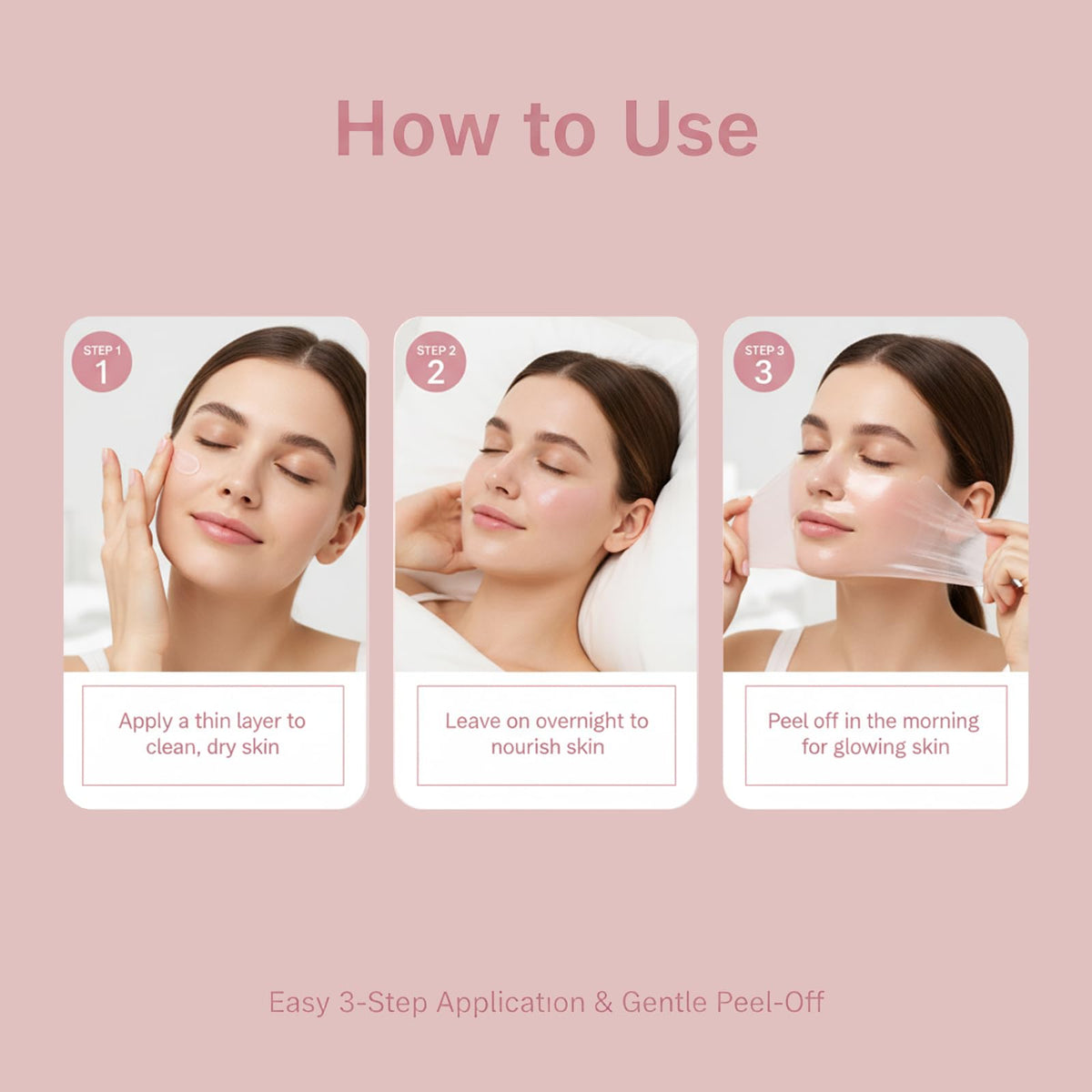 YURI BEAUTY Collagen Night Wrapping Mask side view