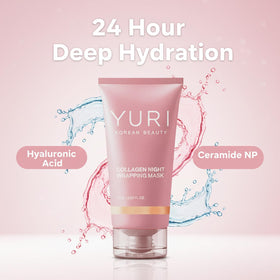 YURI BEAUTY Collagen Night Wrapping Mask with botanical extracts