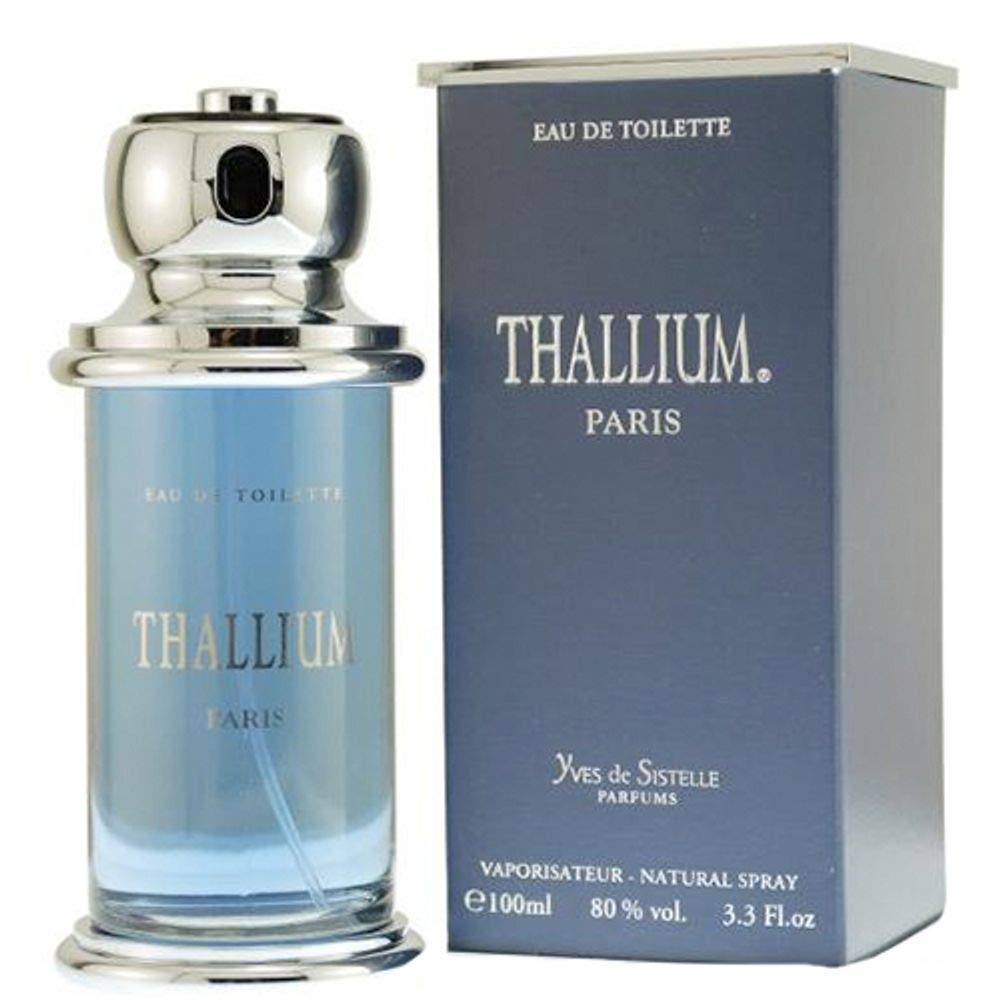 Yves De Sistelle Thallium Eau De Toilette Spray 3.3 Fl. oz. packaging details