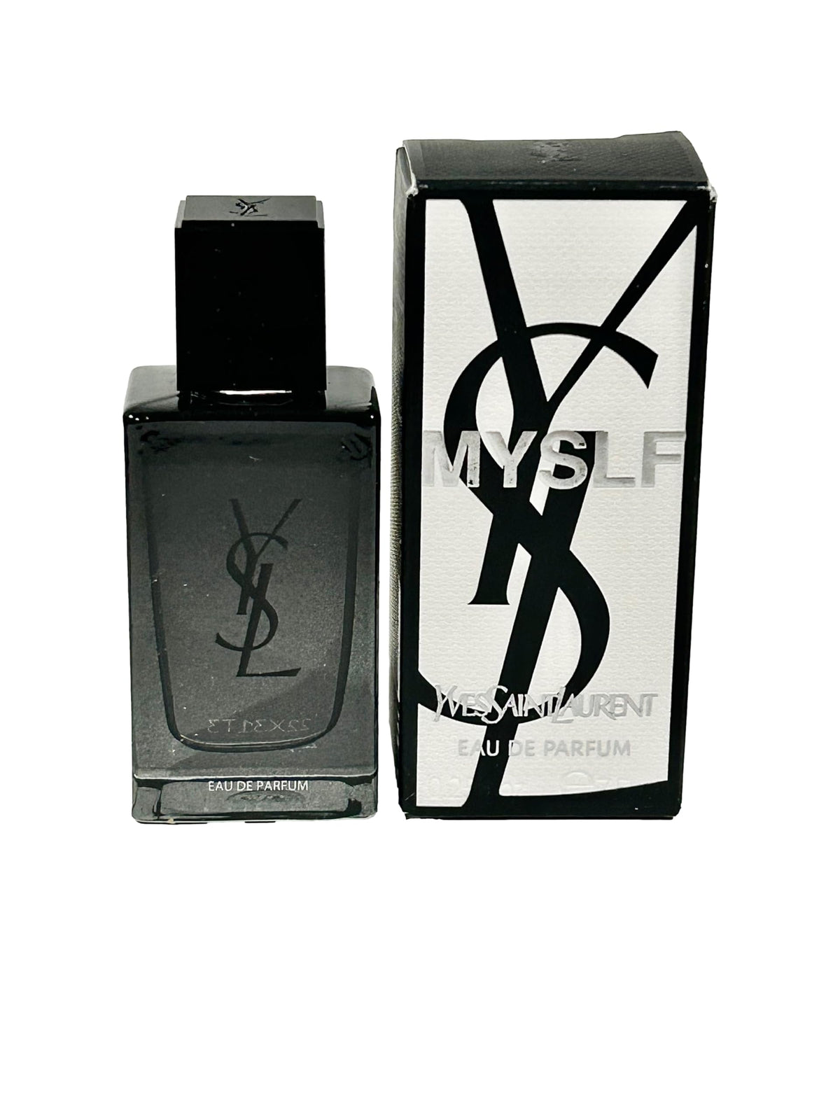 Yves Saint Laurent MYSLF Eau de Parfum 7.5ml miniature bottle close-up