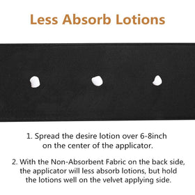 YVOIER Double-Sided Self Tanner Back Applicator in use