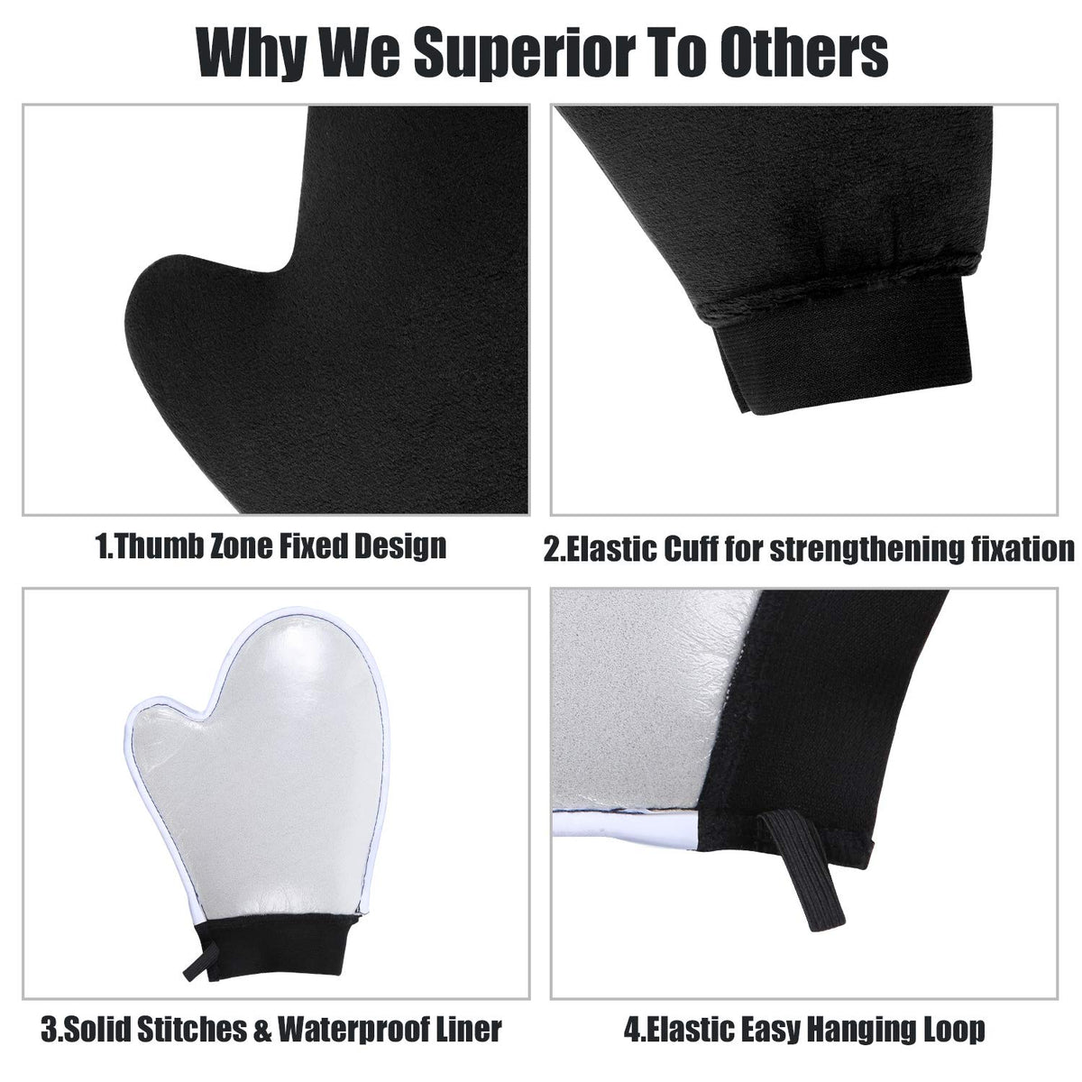 YVOIER mini tanning glove for face application