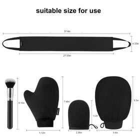 YVOIER thumb tanning mitt with thumb hole