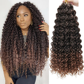 YXCHERISHAIR 8 Packs GoGo Curl Crochet Hair 24 Inch front view