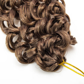 YXCHERISHAIR Curly Crochet Hair 24inch GoGo Curls styled on a model