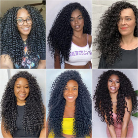 YXCHERISHAIR Curly Crochet Hair GoGo Curl 24 inch lifestyle scene