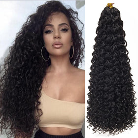 YXCHERISHAIR Curly Crochet Hair GoGo Curl 24 inch pack front view