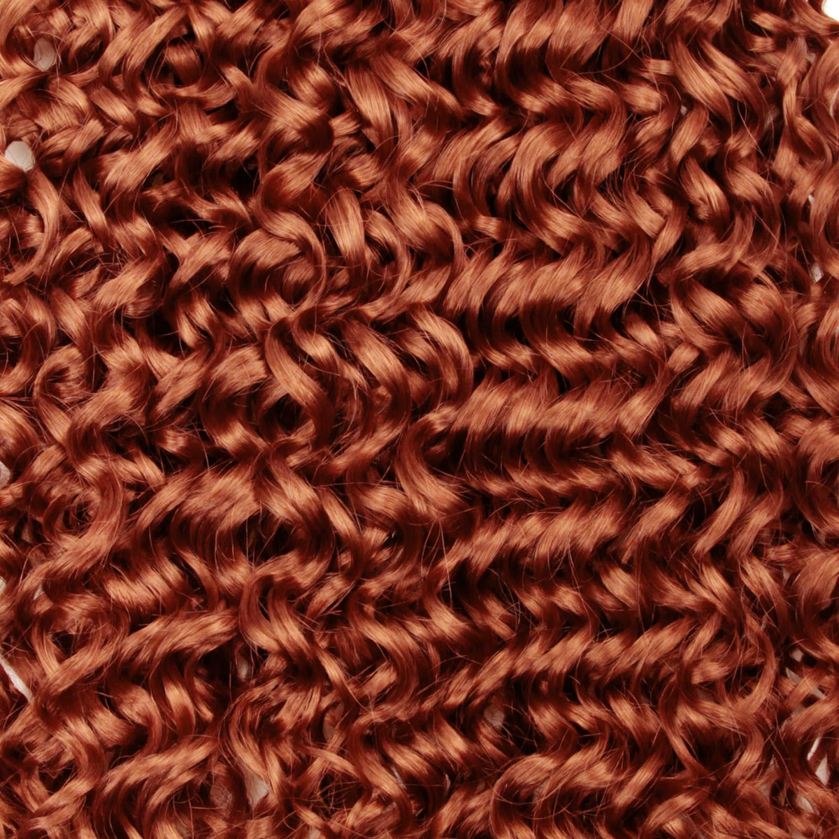 YXCHERISHAIR Curly Crochet Hair GoGo Curl 24 Inch styled on model