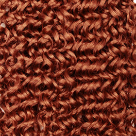 YXCHERISHAIR Curly Crochet Hair GoGo Curl 24 Inch styled on model