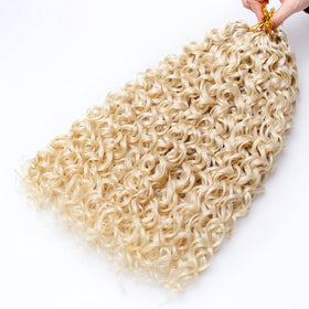 YXCHERISHAIR Curly Crochet Hair in a fashion setting