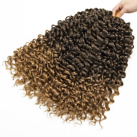 YXCHERISHAIR curly crochet hair in packaging