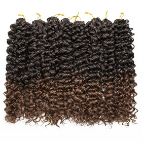 YXCHERISHAIR Curly Crochet Hair packaging showcasing 8 packs