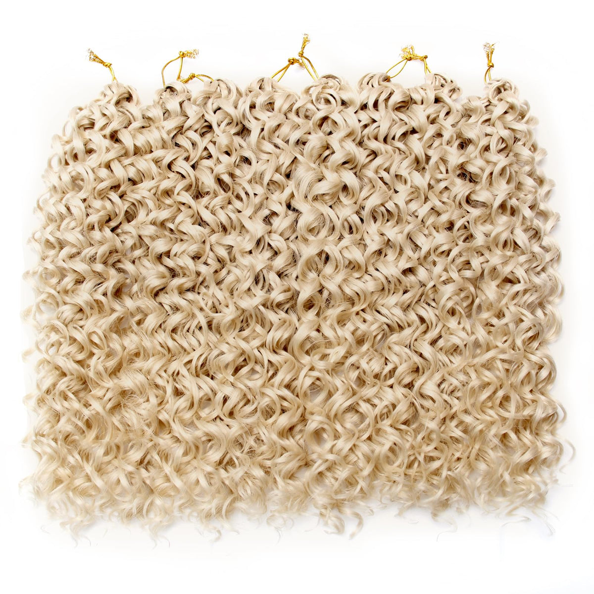 YXCHERISHAIR Curly Crochet Hair packaging with 8 packs