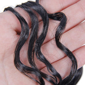 YXCHERISHAIR Curly Crochet Hair styled for a party look