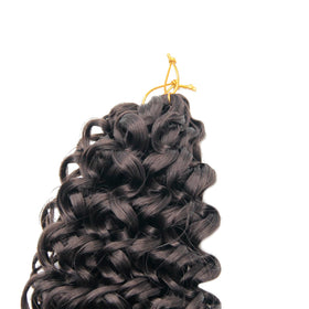 YXCHERISHAIR Curly Crochet Hair styled on a mannequin