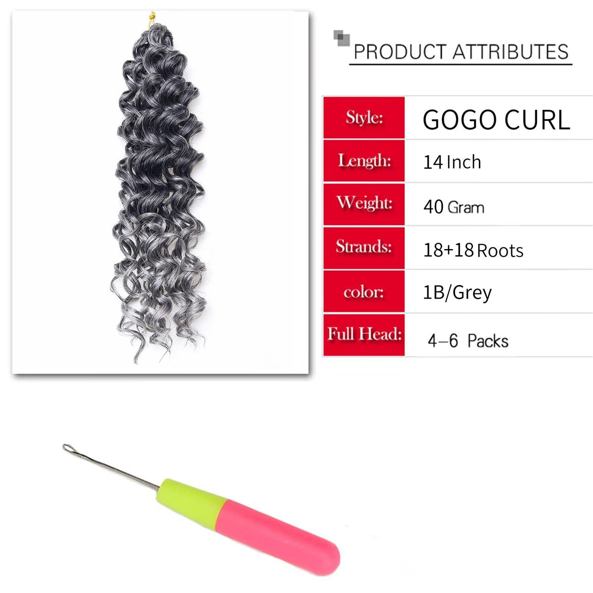 YXCHERISHAIR Curly Crochet Hair texture close-up