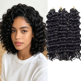 YXCHERISHAIR GoGo Curl Crochet Hair 12 inch front view