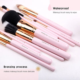Z'OREYA makeup brush set displayed in dustproof holder