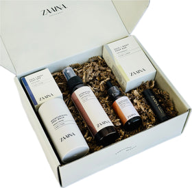ZAAINA Spa Gift Basket with Extra Glow Face Serum and Heel Balm