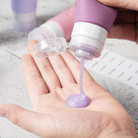 Zafit Travel Bottles 3oz silicone material close-up