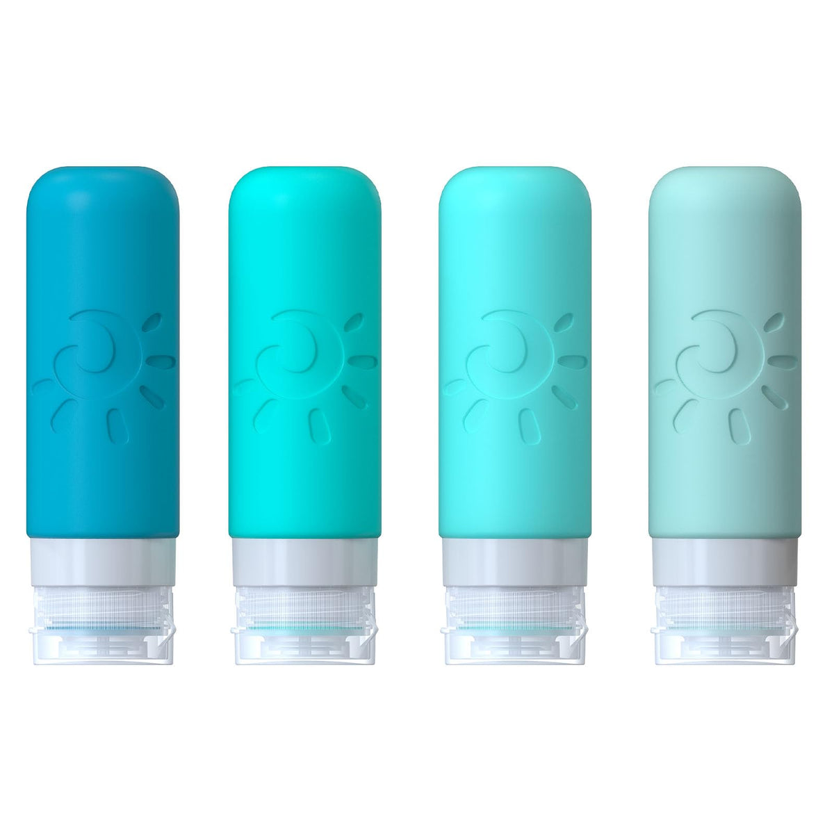 Zafit Travel Bottles showing wide mouth for easy refill
