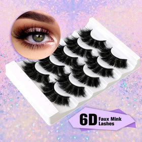 zanlufly 22MM faux mink eyelashes packaging