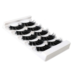 zanlufly 22MM faux mink eyelashes with makeup tools