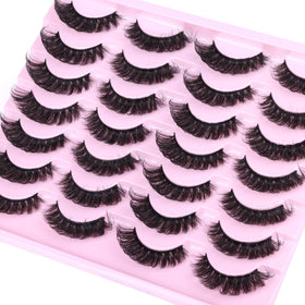 zanlufly False Eyelashes showing soft texture