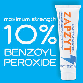 Zapzyt Acne Gel in hand for application