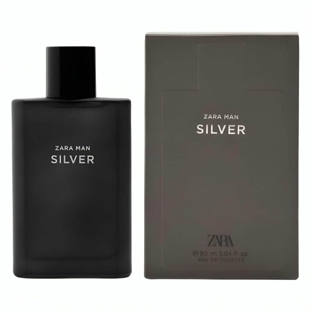 Zara Man Silver Eau De Toilette 90 ML bottle front view