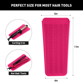 ZAXOP silicone mat pouch showing compact size and vibrant colours