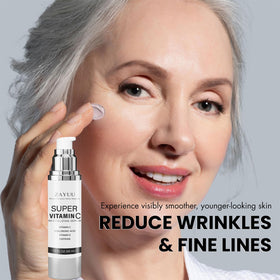 ZAYUU Super Vitamin C Face Serum texture on hand