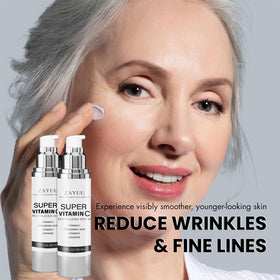 ZAYUU Super Vitamin C Serum applied on skin
