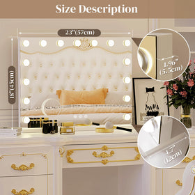 ZazaFi Hollywood Vanity Mirror in a lifestyle setting