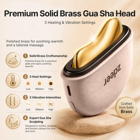 ZDEER Electric Heated Gua Sha Kit with charging cable