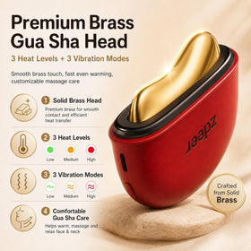 ZDEER Gua Sha tool in use for facial massage