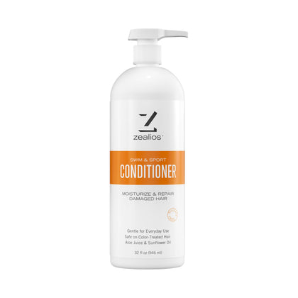 Zealios Swim & Sport Conditioner 32 oz front view
