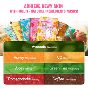 ZealSea Avocado and Honey Face Mask in use