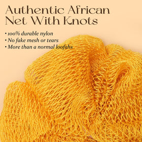Zeefpod African Net Sponge showing rich lather with soap
