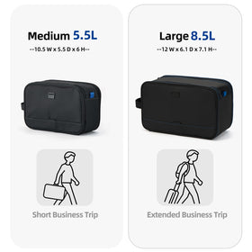 ZEEMO Toiletry Bag in a suitcase for travel