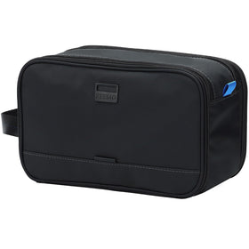 ZEEMO Travel Toiletry Bag front view with dual compartments