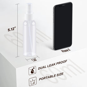 ZEJIA 2oz travel spray bottle with label