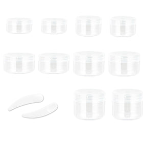ZEJIA small travel containers 10pcs in assorted colours