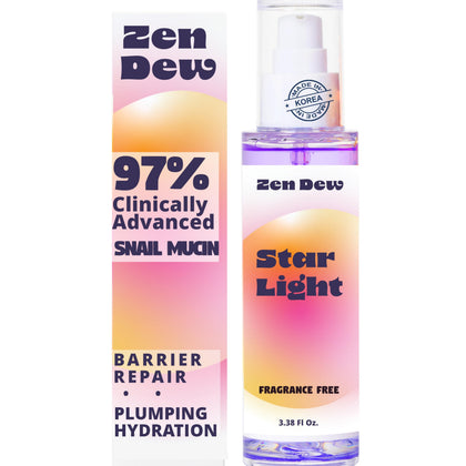 Zen Dew Snail Mucin Serum 3.38 oz front view