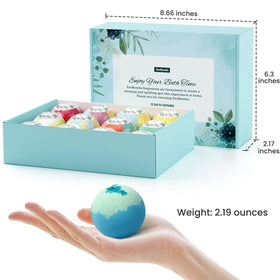 ZenBombs bath bomb packaging design for gifting