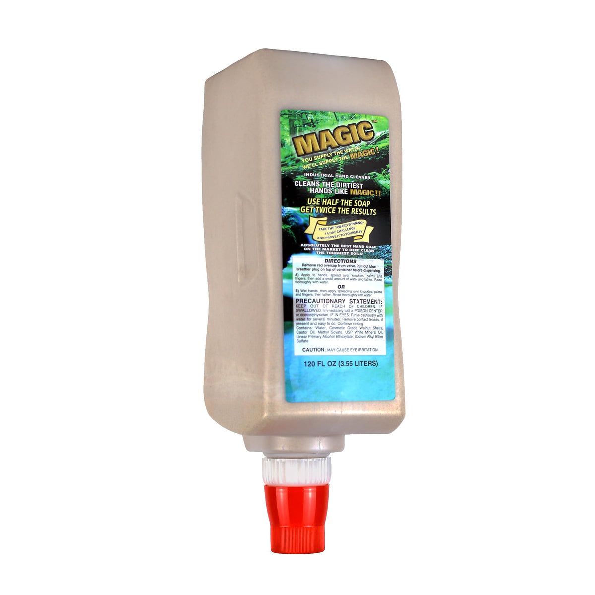 Zenex Magic Hand Soap 3.55 L displayed with other cleaning supplies