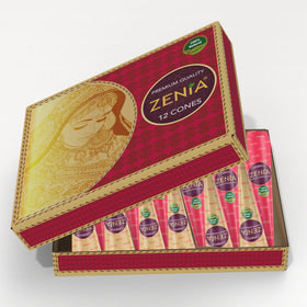 Zenia Natural Henna Hair Colour Paste Cone front view