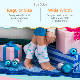 ZenToes Moisturizing Heel Socks displayed on a soft surface