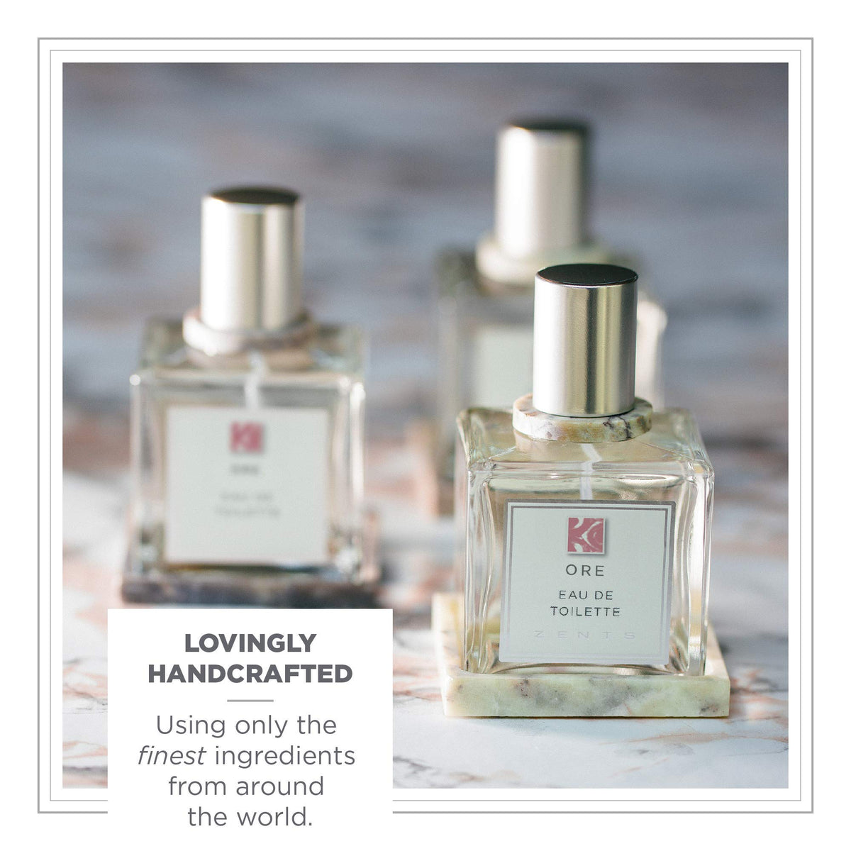 Zents Eau de Parfum Ore in lifestyle setting