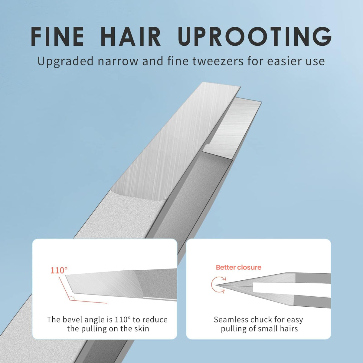 ZERNBER tweezers with etched tips for precision